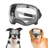 NAMSAN Clear Dog Goggles Medium Large Dog Sport Sunglasses UV
