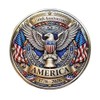 U.S. Army 250th Anniversary Commemorative Gold-Plated Challenge Coin, Double-Sided High