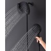 INAVAMZ 2-in-1 Shower Head with Handheld Combo: 2.5GPM Rainfall &