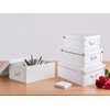 XUCHUN Decorative Storage Box with Lids,Set of 3 Waterproof Foldable