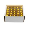 Box of 25 Light Bulbs - Opaque Yellow, Steady Burning,