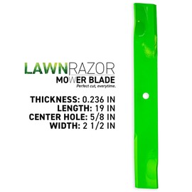 8TEN LawnRAZOR Mower Blade for Husqvarna PZ54 Z554x PZ29CE CZT54x PZ5426FX 54" Deck 575265901 Low Lift 3 Pack