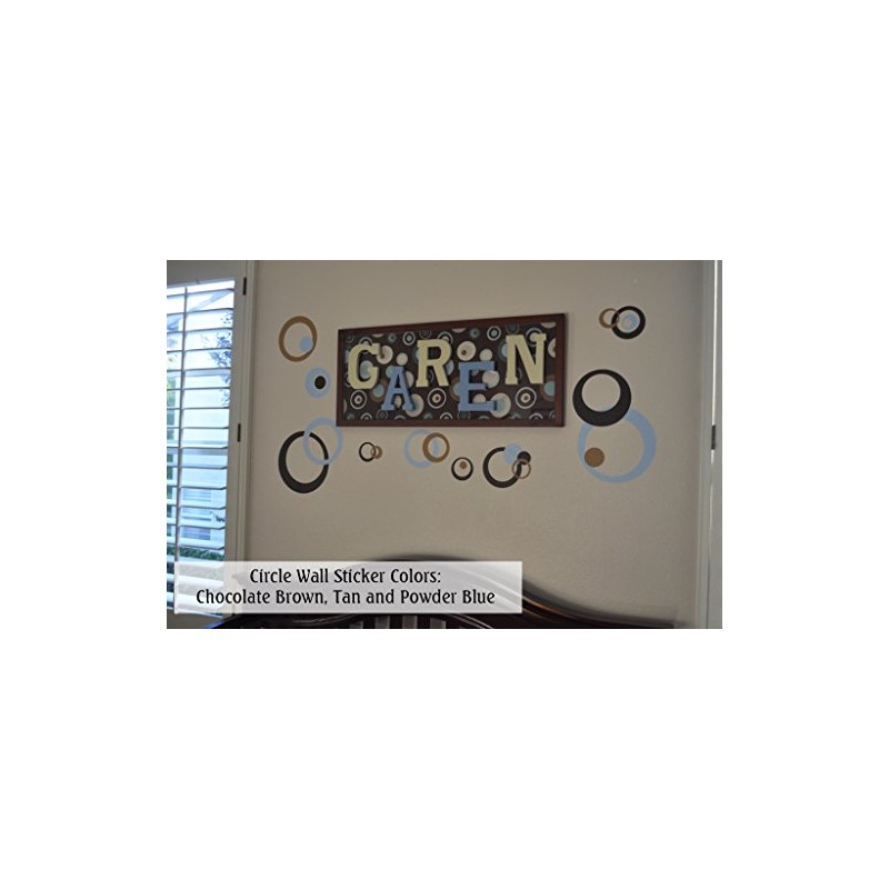 Wall Decor Plus More WDPM257 Wall Vinyl Sticker Decal Circles,