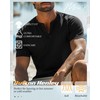 Ficerd 3 Pack Men's Big and Tall Shirts Cotton Short