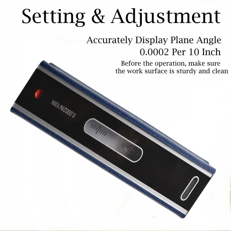 netuera 12 Inch Master Precision Level in Fitted Wooden Box,