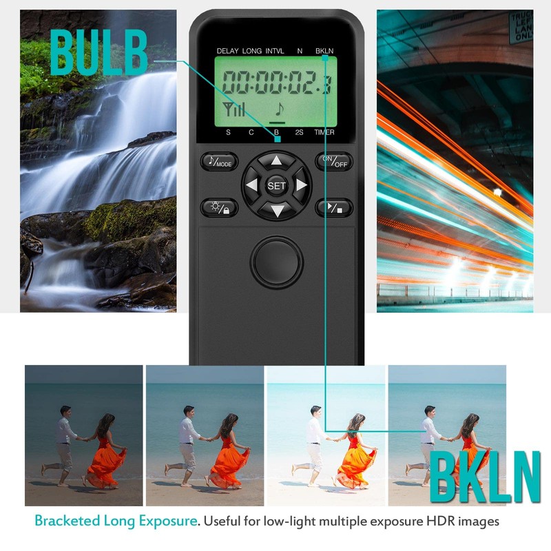 Wireless Remote Camera Shutter Release for Sony ILCA-a77M2, a99M2, a99V;