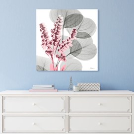 Empire Art Direct Frameless Free Floating Tempered Glass Panel Graphic Wall Art Ready to Hang, 24" x 24", Eucalyptus Bush 2