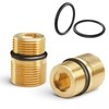 SDRZJX 2PCS Brass Pressure Washer Pump Outlet Fittings M20 to