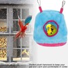 AIMALL Bird Parrot Hammock Hut, Plush Snuggle Hanging Cave Cage