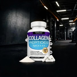 Colágeno Hidrolizado 5 Tipos 1800 Mg 90 Cápsulas Premium