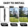 Outdoor Umbrella Clothesline, 165 Feet Heavy Duty Rotary Dryer with