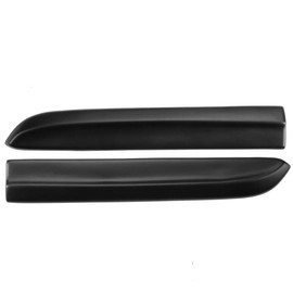 Rear Bumper Lip Aprons Compatible With 2012-2014 Dodge Charger | PP Polypropylene Matte Black Valences Spats Apron Splitter Diffuser Canard by IKON MOTORSPORTS