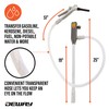 DeWay Battery-Powered Stick Fuel Transfer Pump with Hand Trigger Nozzle,