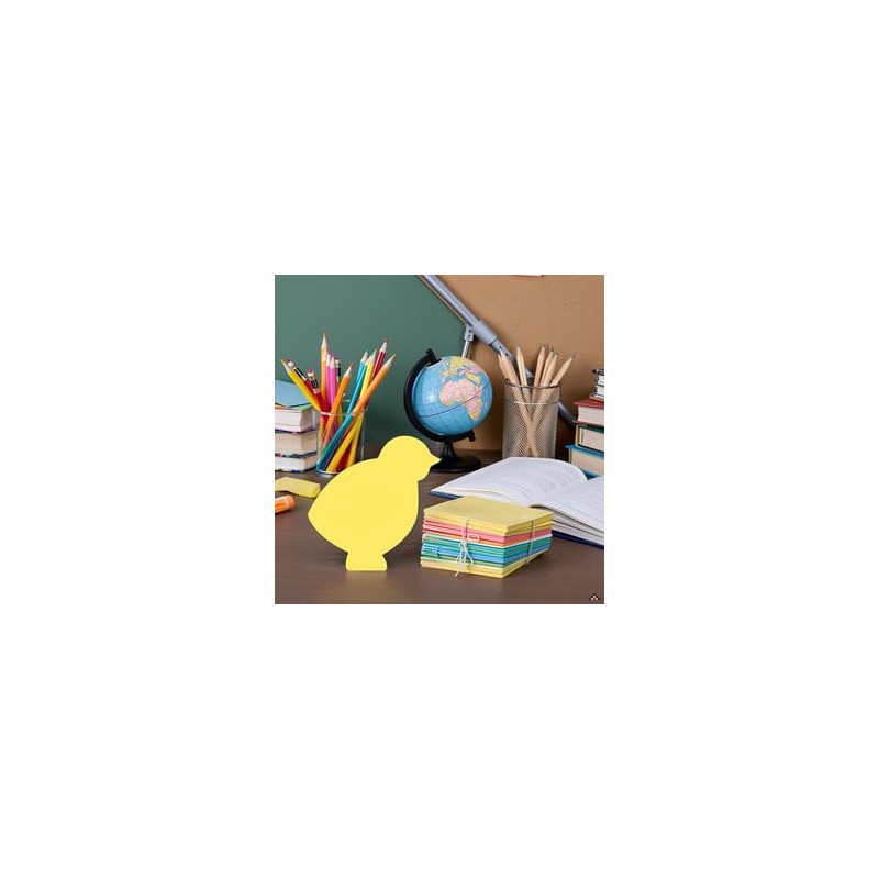 SHAPES ETC. 50 Sheets Chick Sticky Notepad 3in Self-Stick Cute