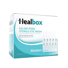Sterile Saline Solution Eye Wash 20ml Box of 30