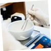 CHILDWEET 2pcs Stainless Steel Scraper Laboratory Spatula Supplies Micro Scoop