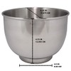 Replacement Small Stainless Steel Bowl Fits Sunbeam & Oster Mixers