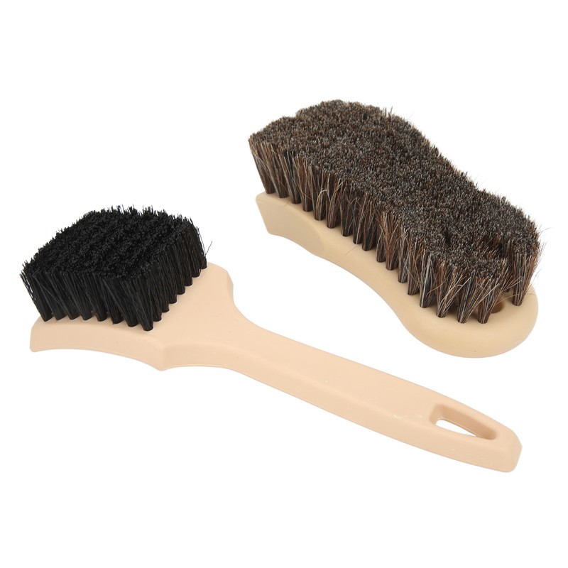 Car Wheel Tire Cleaning Brush Horsehair Interior Exterior for Leather