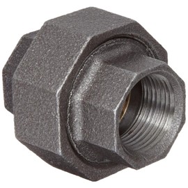 Anvil 8700163507, Malleable Iron Pipe Fitting, Union, 1" NPT Female, Galvanized Finish