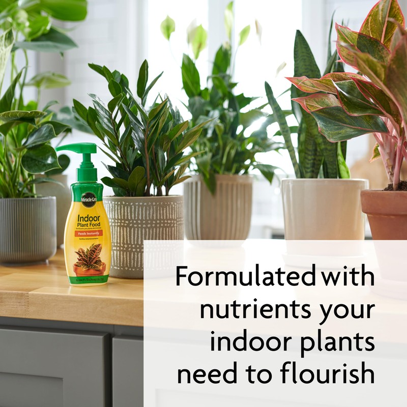Miracle-Gro Indoor Plant Food, Liquid Plant Food for Houseplants, Snake