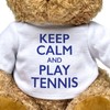 Big Red Egg KEEP CALM AND PLAY TENNIS - Teddy