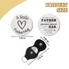 Stepdad Stepfather Pocket Hug Token Keychain Gifts for Bonus Dad