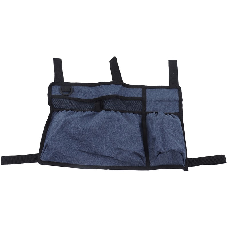 Multi Pocket Oxford Cloth Walker Storage Bag Wheelchair Side Hanging