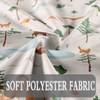 Boziqr Camper RV Shower Curtain Travel Trailer Bathroom Accessories Wild