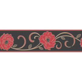 Fine Decor 173 mm Florentina Border, Red