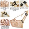 QIRUIRED Dog Muzzle Adjustable Straps Soft Basket Muzzles Prevent Biting