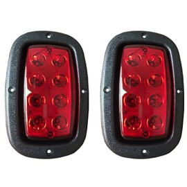 Club Car DS LED Taillight Yamaha TailLights for Club Car DS Gas & Electric Golf carts (1993 & up) and Yamaha G14, G16, G19, G22 Golf Cart