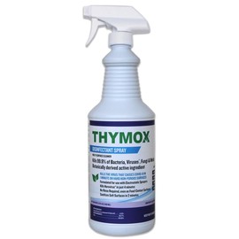 Thymox Botanical Disinfectant Spray 32 oz - All Natural Multipurpose Cleaner, Pet Friendly, Hospital Grade Disinfectant, Kitchens, Pet Hospitals, Vet Clinics, Restoration, Lemongrass Fragrance