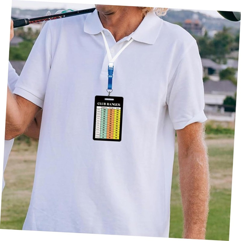 SUPVOX 12 Sheet Golf Scorecards and Distance Charts Durable Scorekeeping