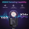 LRUFOB USB Gaming Condenser Microphone for PC/Desktop,192kHz/24Bit,Noise Cancellation,Monitoring,Quick Mute &