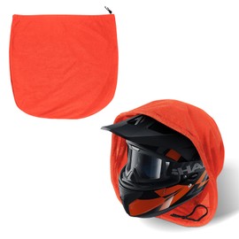 Lyxheth Motorcycle Helmet Bag, Helmet Bags, Helmet Drawstring Bag Travel Bag Helmet Backpacks, Orange Large Storage Helmet Organizer for Welding Motorcycle Bike Riding Travel Racing (Orange)