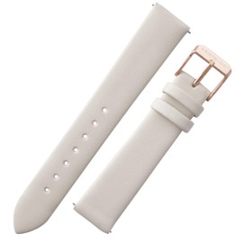 Wristology Replacemnt Watch band - Beige Leather 20mm - Quick Release - Easy Change Mens | Womens Strap 20-LB001