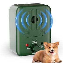 Anti Bell Device Dogs, 3 Modes Anti-Barking Ultrasonic Device, 33 Foot Stop Dog Bark Device, IPX4 Waterproof Anti-Bark Agent for Dogs Training Large Small Dogs Outdoor Indoor Antibarking