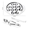 StnKitchExplor 4pcs Set of Escargot Tool Stainless Steel Snail 4