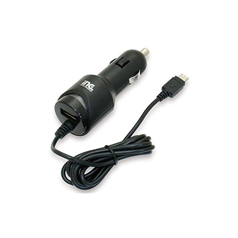 多摩電子工業 inG クルマDEチャージ2.4A microUSB+USB電源ポートブラック TK17SK