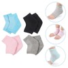 Baluue Pair Moisturizing Toeless Socks for Women Gel Socks for