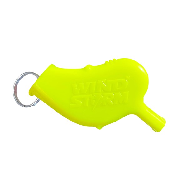 All-Weather Whistle Wind Storm Safety Whistle, Yellow