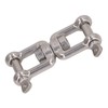 304 Stainless Steel Double Jaw Shackle Rustproof Universal Jaw Anchor