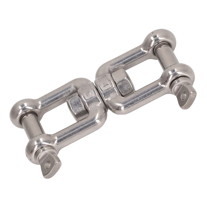 304 Stainless Steel Double Jaw Shackle Rustproof Universal Jaw Anchor