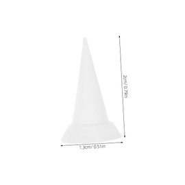 DIYEAH 20pcs Pottery Kiln Support Nails Kiln Posts Nails Mini Pottery Kiln Nails Clay Pottery Kiln Nails Pottery Kiln Moveable Nails Kiln Shelf Cone Support Nails White Aluminum Oxide