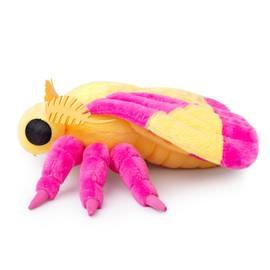 FRANKIEZHOU Realistic Rosy Maple Moth Plush Animal - Rose Color 15 Inch,Maple Leaf Moth Plush Toy, Soft Moth Stuffed Toy, Girls Toy, for Kids, Baby Gift,Home Decor, Cuddle Toy
