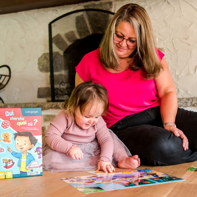 Placote PLA9 Wer sucht überall Educational Game 1 3 Years