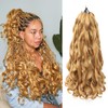 French Curl Braiding Hair 22 Inch 27# 8 Packs