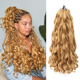 French Curl Braiding Hair 22 Inch 27# 8 Packs