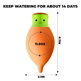 KGCCIZI Ollas Plant Watering Globes. 2 Pcs Self Watering Planter Insert. Terracotta Ollas Plant Watering Devices. Ollas Self Watering Globes. Large Olla Watering Pot. Plant Lover Gifts