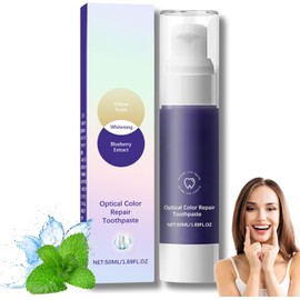 Purple Whitening Toothpaste for Teeth, Purple Toothpaste for Tooth Stain Removal, Purple Tooth Paste with Color Corrector, Effective Teeth Whitening, Brighter Smile and Fresh Breath